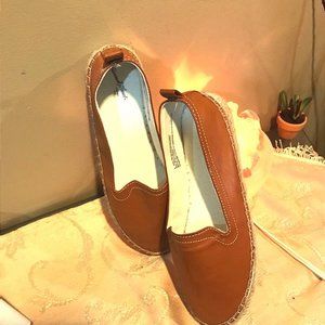 Women's Leather and Rope Beach Shoes